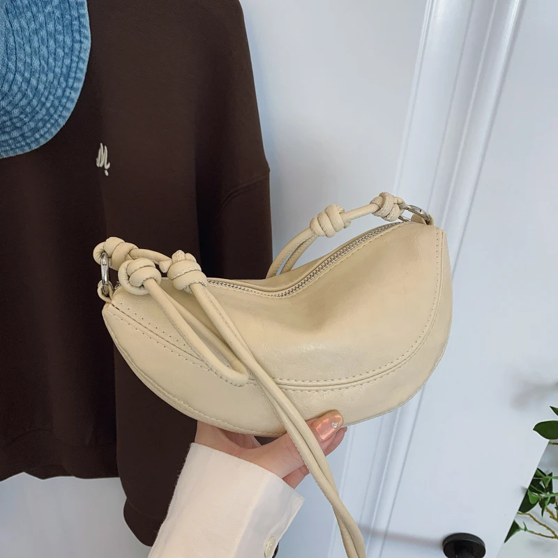 今年流行包包女式2025新款夏天小众时尚百搭饺子包单肩斜挎包洋气