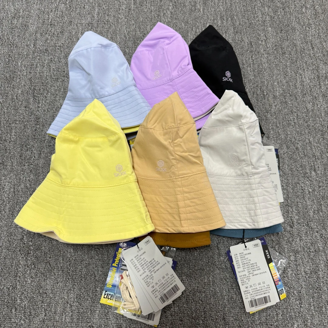 SKXK-UPF50+户外登山休闲百搭超轻多色防晒渔夫帽