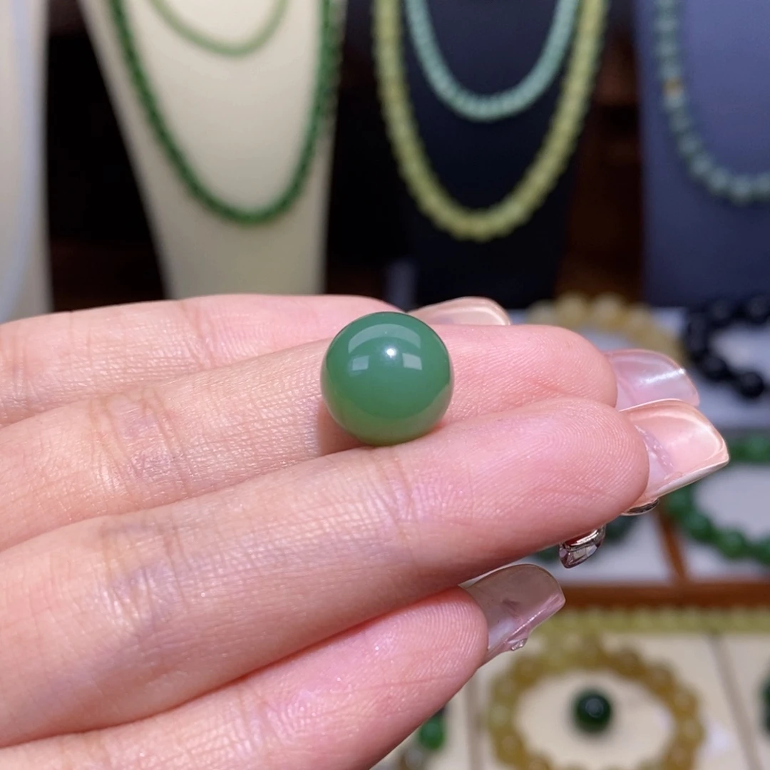 海***哥和田玉未镶嵌手串卡12