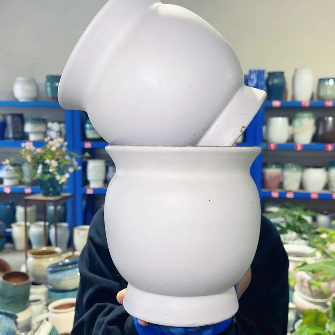 紫砂花盆高20口19