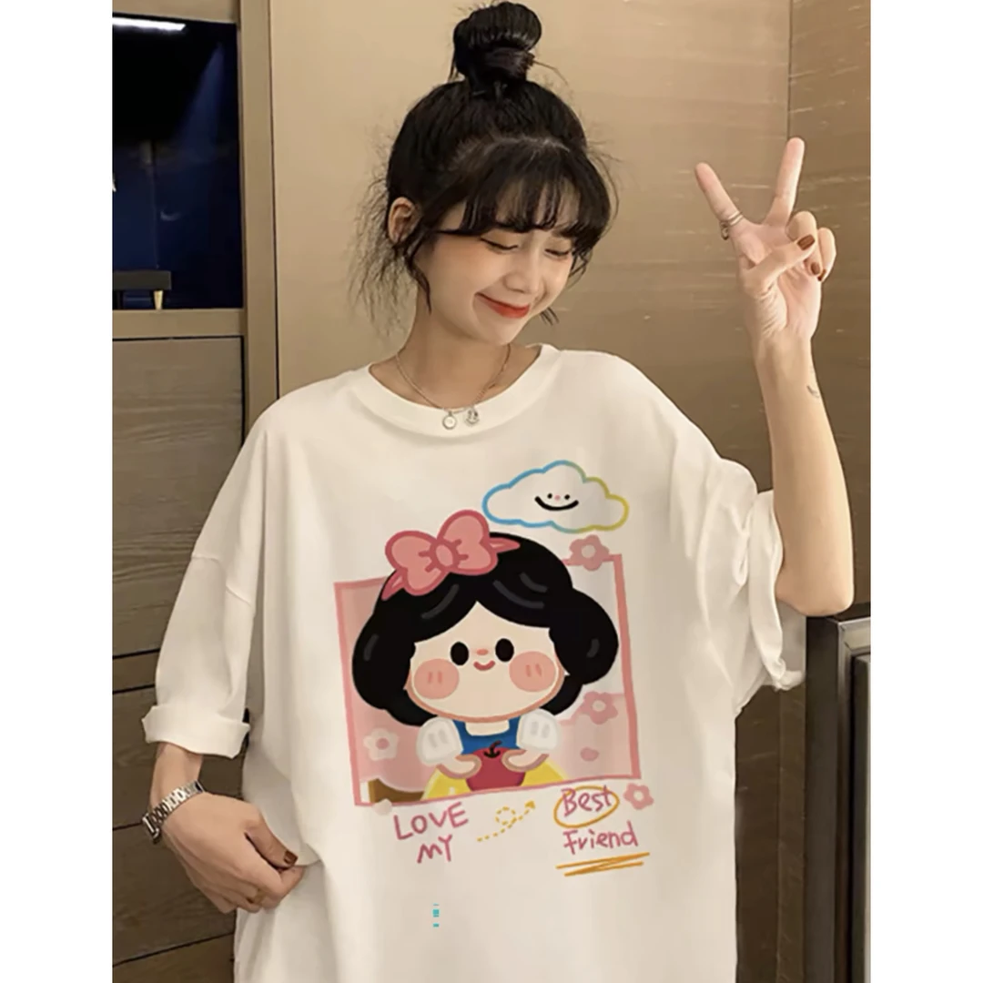 （反季福利）短袖 百搭常规版卡码拍大男女同款印花T反季短袖印花T