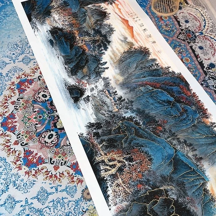 国画书画描金拓染金石传拓纯手写