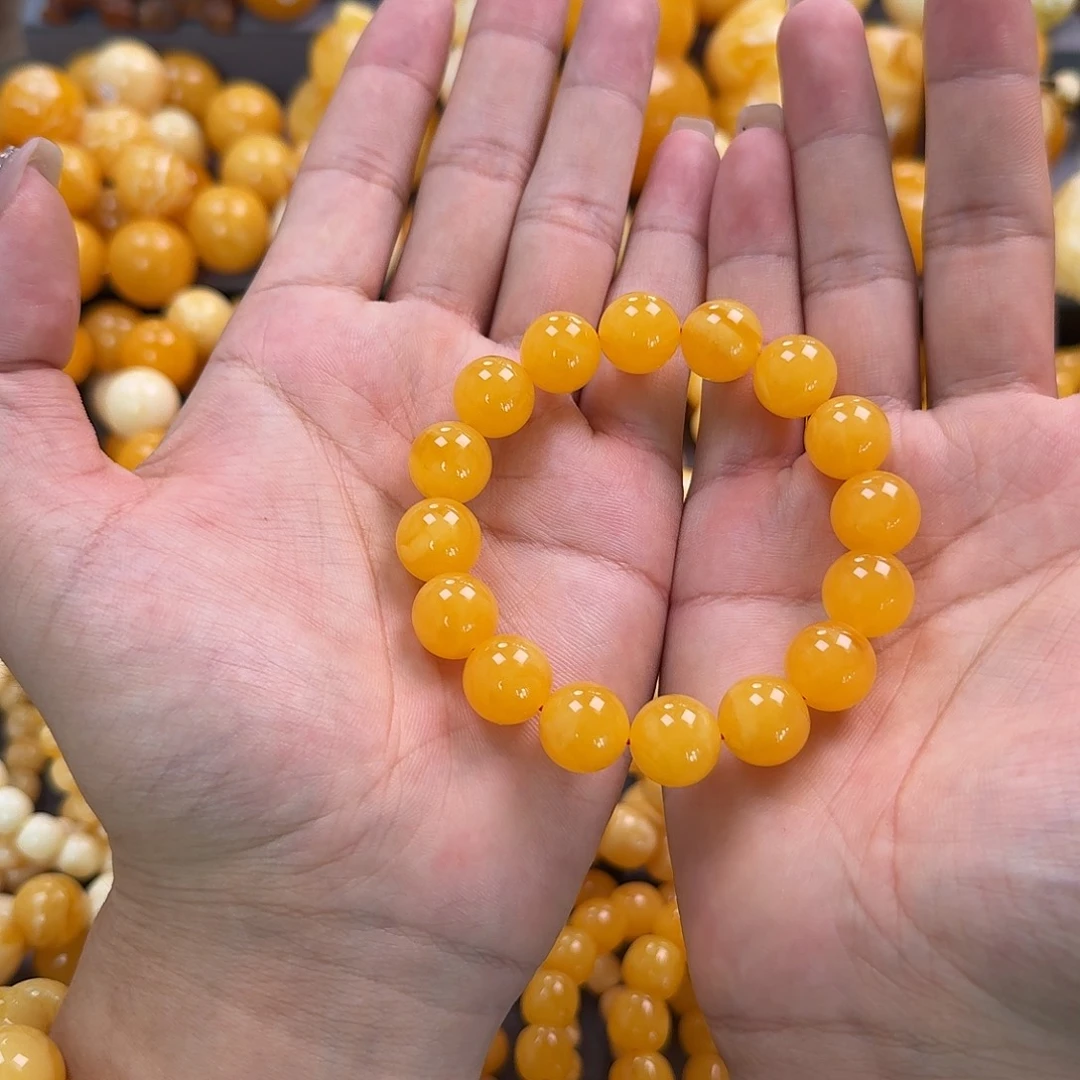 蜜蜡未镶嵌珠宝奇石同料13mm