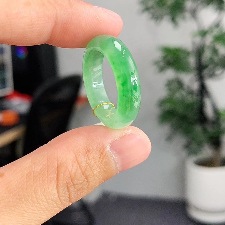 翡翠未镶嵌戒指16-17号