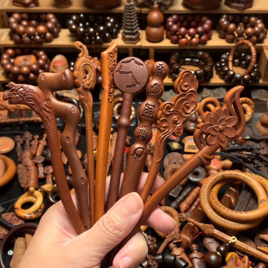 枣木枣木发簪长18厘米