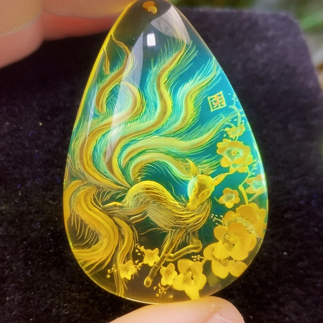 金珀未镶嵌吊坠(不含链)