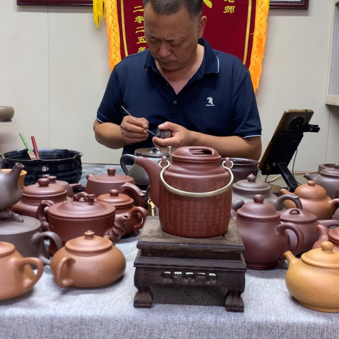 茶壶紫泥小洋桶280 C半手工制作了