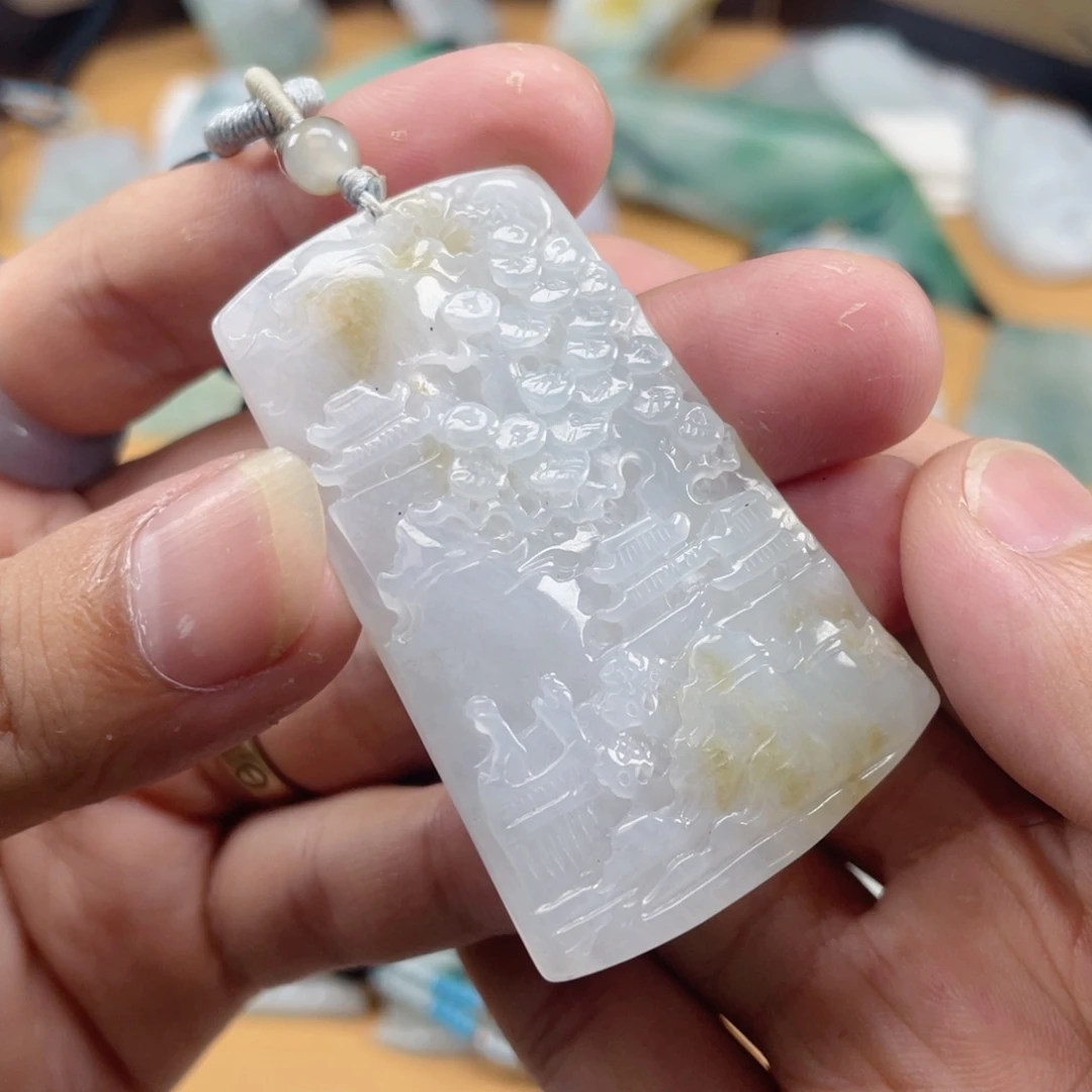 颈饰未镶嵌翡翠翡翠