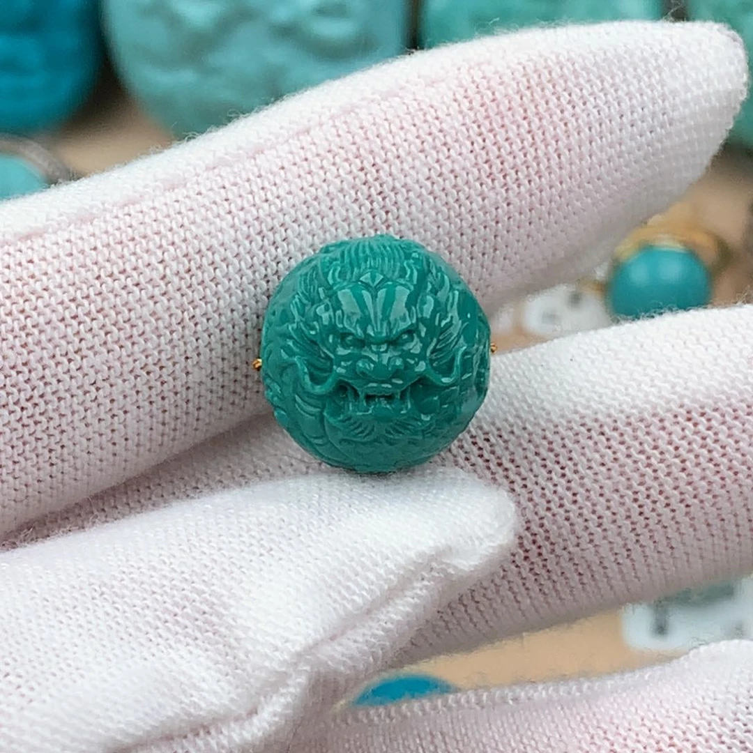 绿松石配饰未镶嵌龙珠卡14