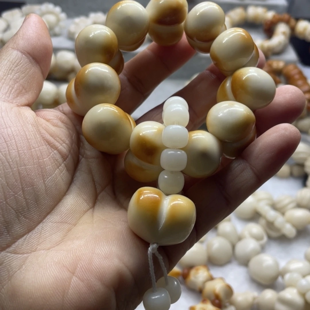 吊坠菩提根/象牙果全品象牙果光面屁桃手串卡25