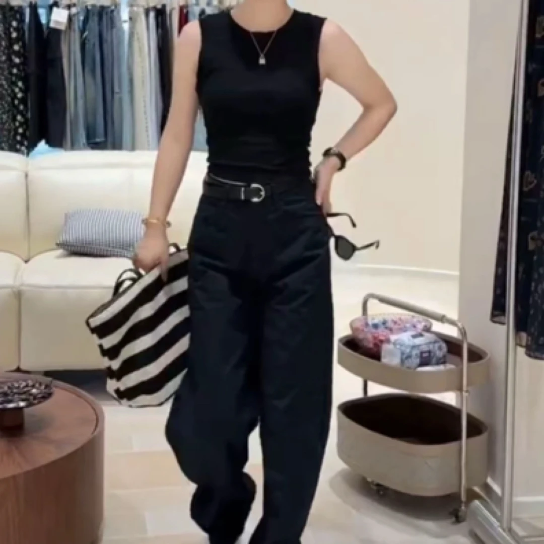 Y新款时尚简约休闲百搭显瘦女装套装裤子女款