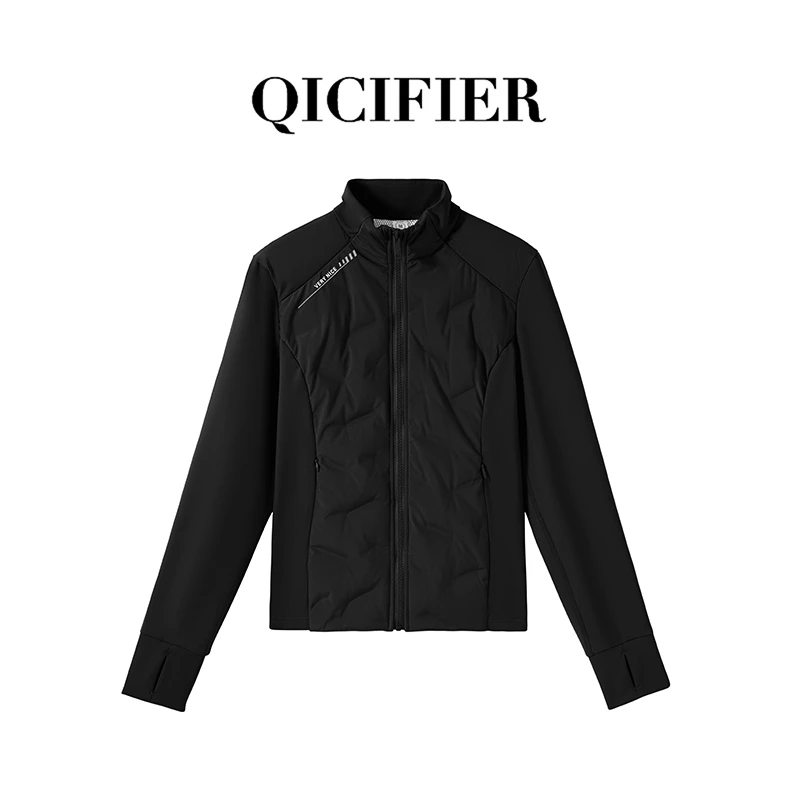 【QICIFIER】科技黑 暖阳鹅绒 冬季保暖90白鹅绒羽绒服 009