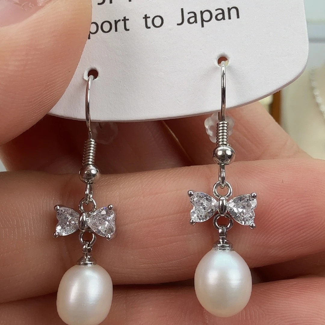 未镶嵌耳饰淡水珍珠