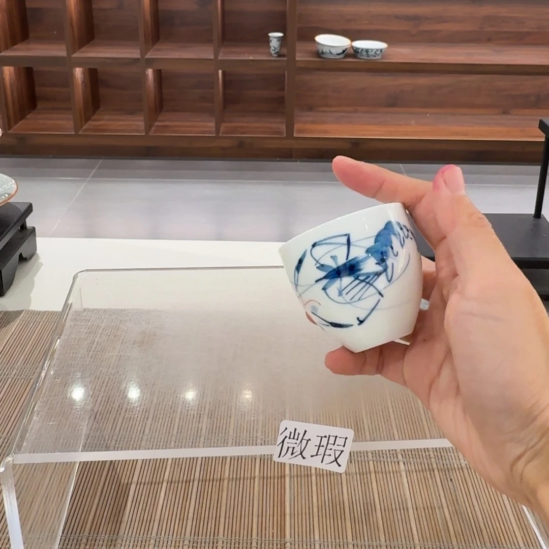 釉下彩纯手绘微瑕