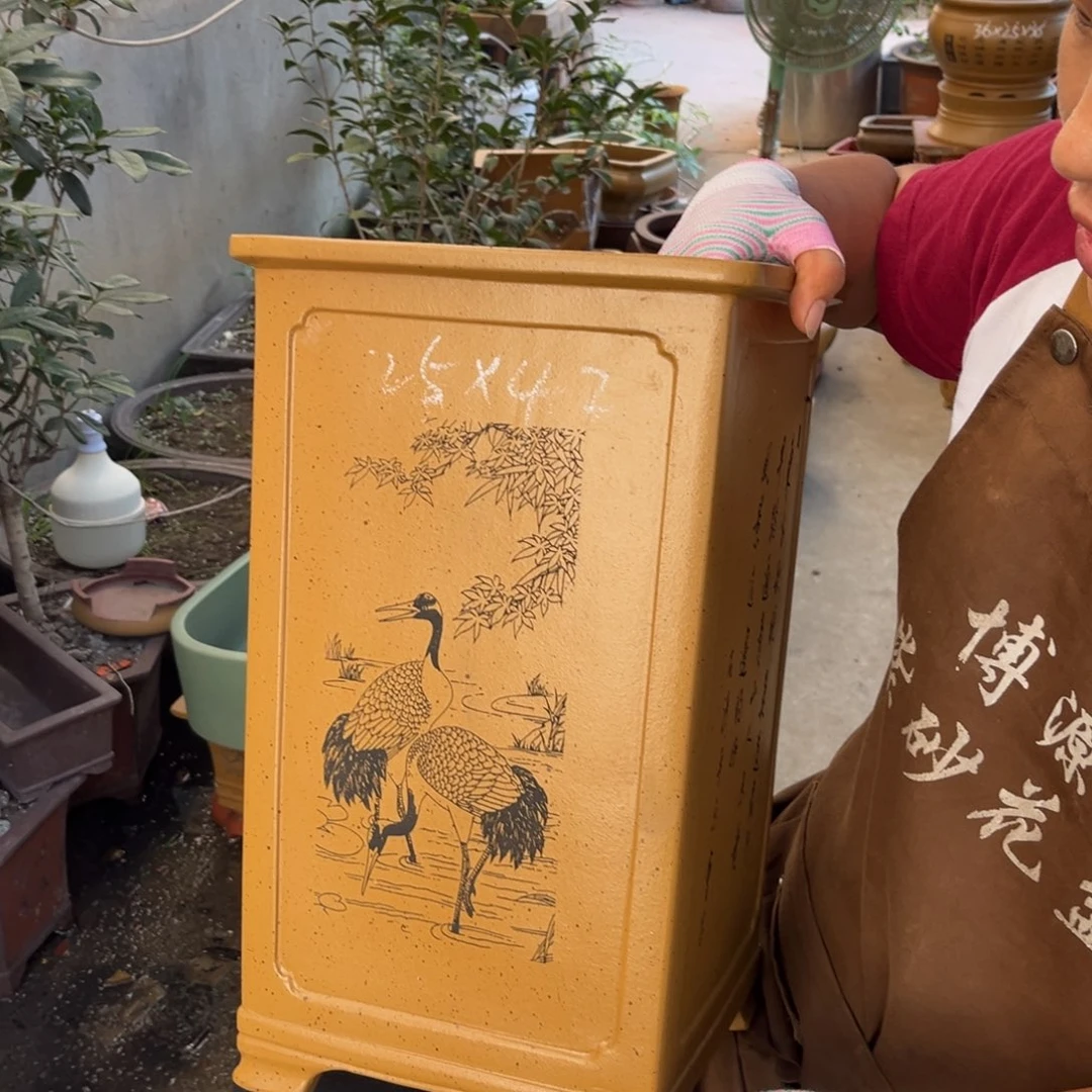 紫砂花盆盆景艺术