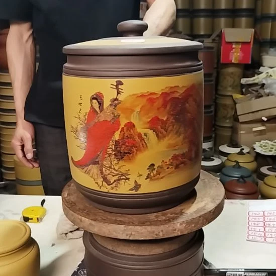 紫砂茶叶罐茶叶罐红标83