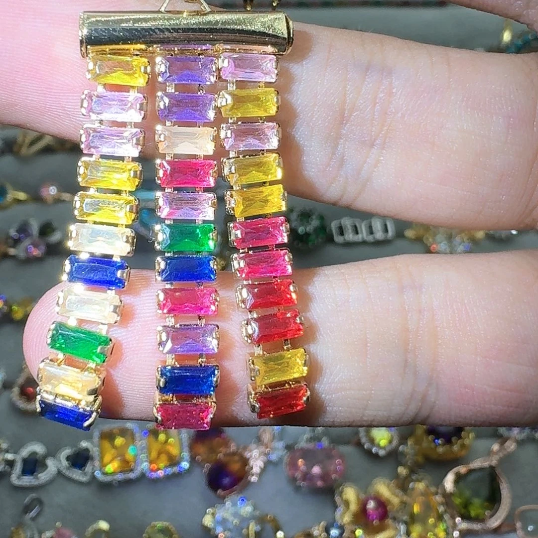 托帕石戒指银S925镶嵌