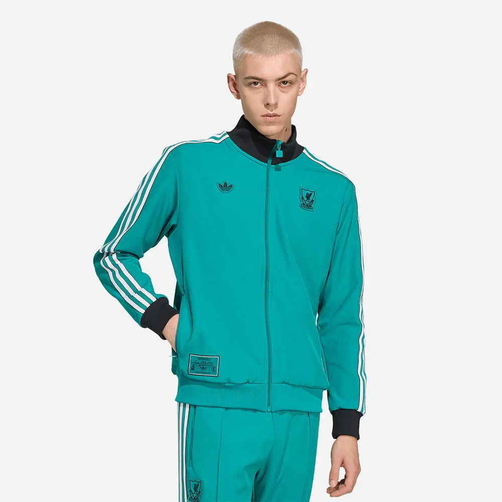 Adidas阿迪达斯男子利物浦足球休闲文化运动长袖夹克外套JW5464