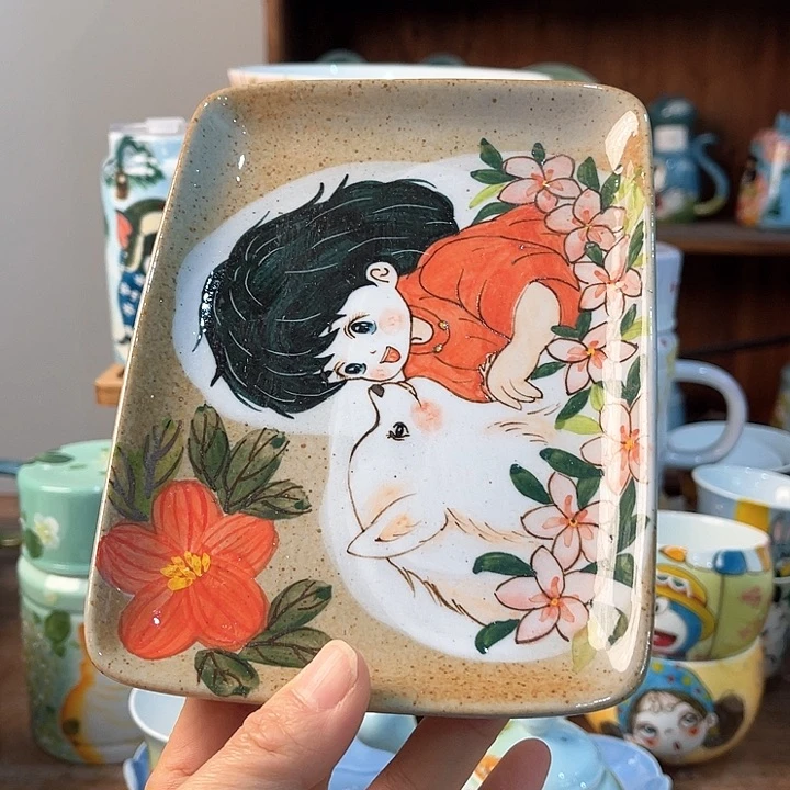 陶景德镇釉下手绘陶瓷