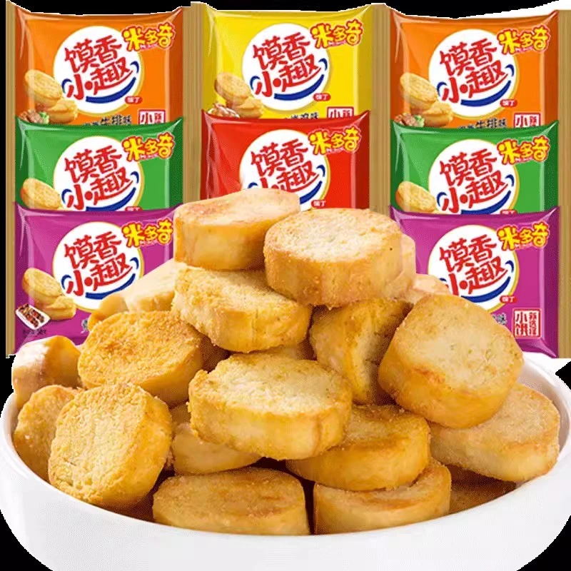 米多奇爆脆馍丁休闲零整箱多口味混合馒头片饼干解馋食品网红推荐