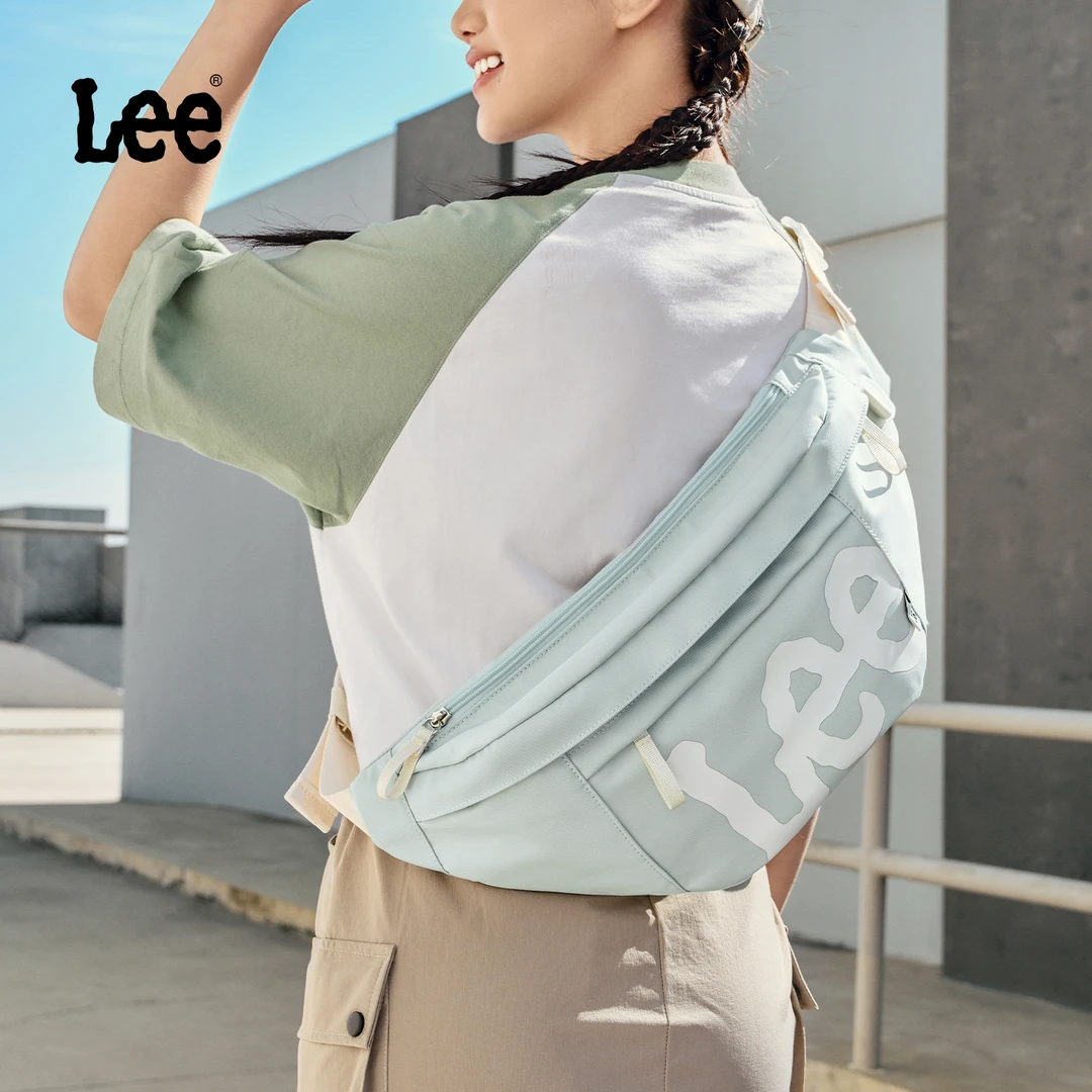 【大挎包】Lee潮流单肩包轻便斜挎包大容量胸包女学生通勤情侣百搭