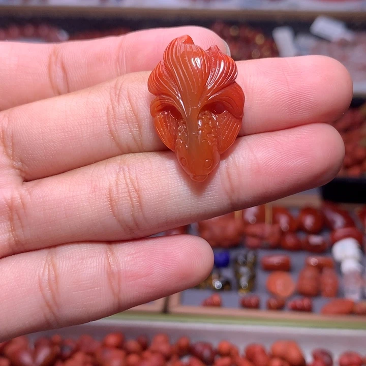 未镶嵌南红南红玛瑙鱼3