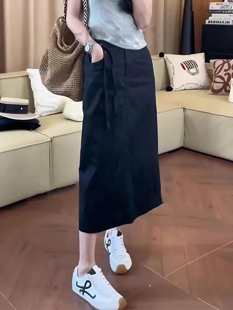 夏季新款半身裙 中长款  0042