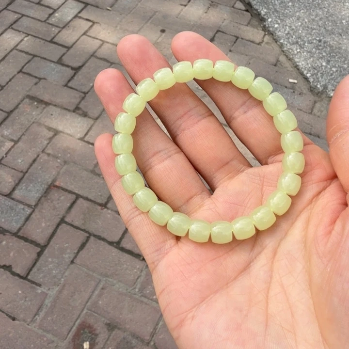 和田玉（黄玉）未镶嵌手链