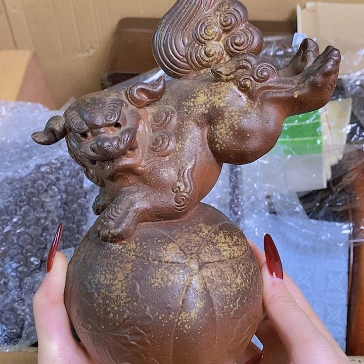精美家用狮子摆件一客