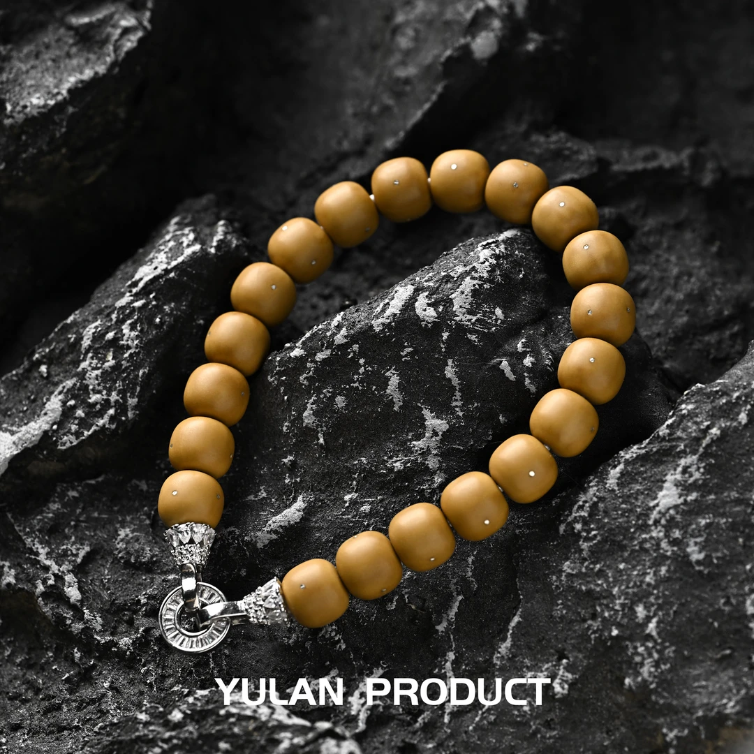 925银银制品 【宝路糖·满天星】猴头核桃老型满天星手串10~12mm