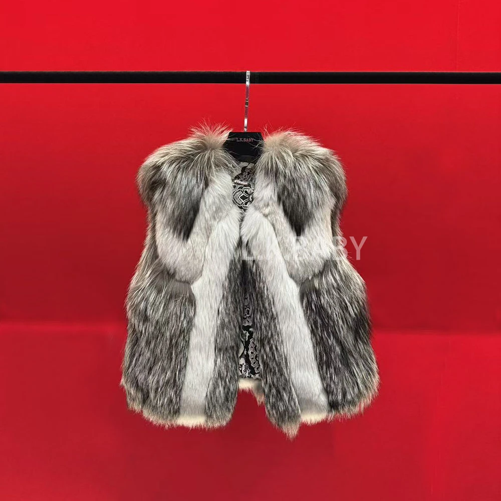 【L.K BABY】高定气质时髦调色扎染草草马甲外套