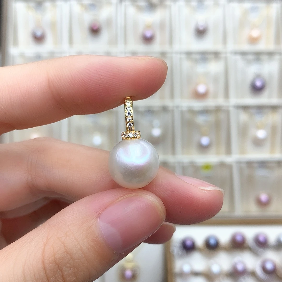 淡水珍珠颈饰合金