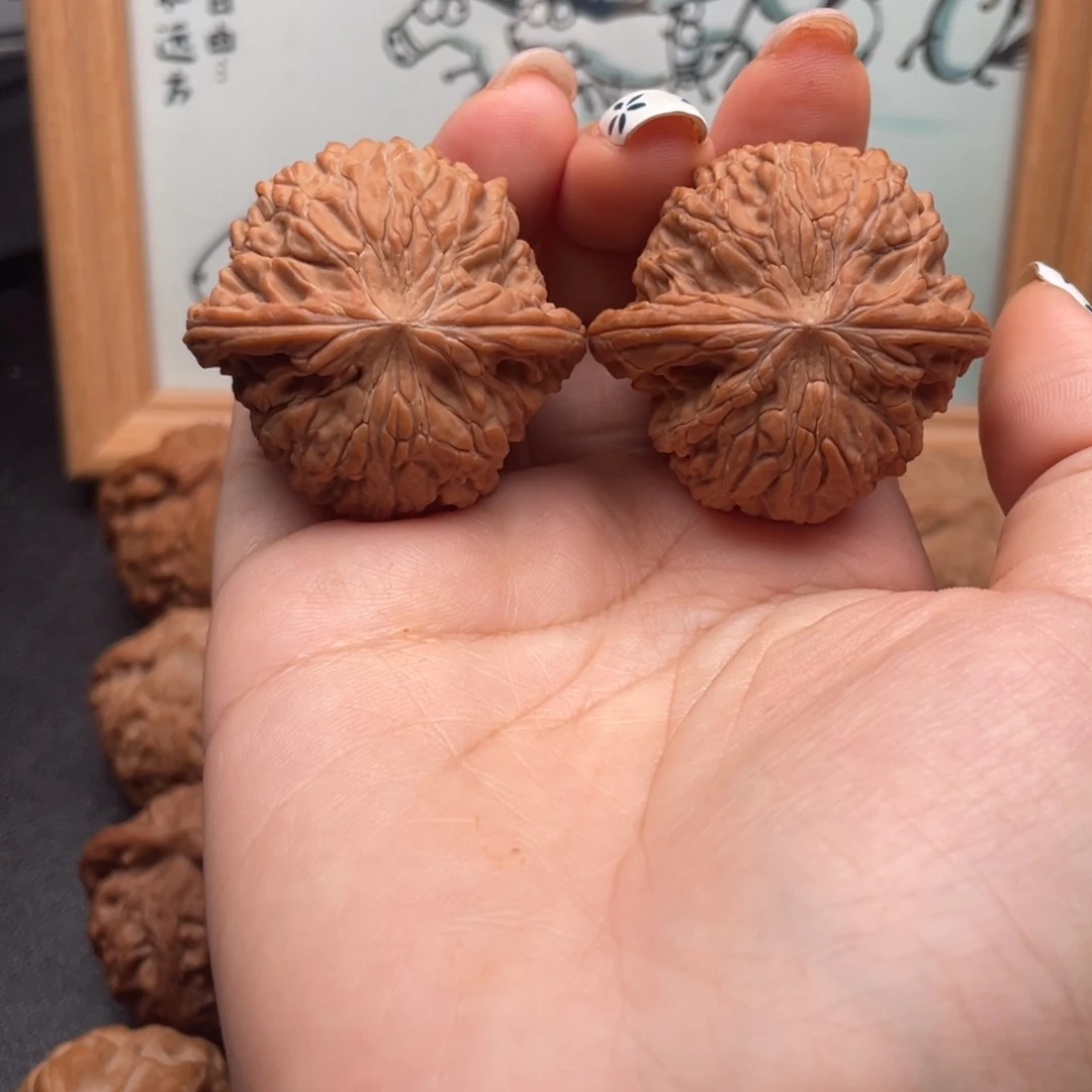 文玩核桃吊坠40全品磨盘