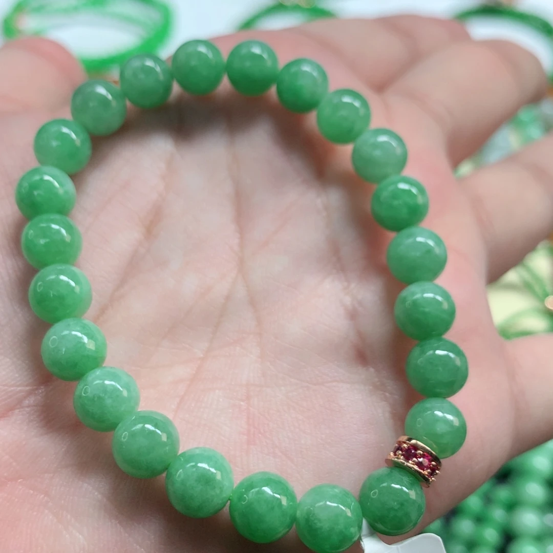 未镶嵌手链翡翠翡翠