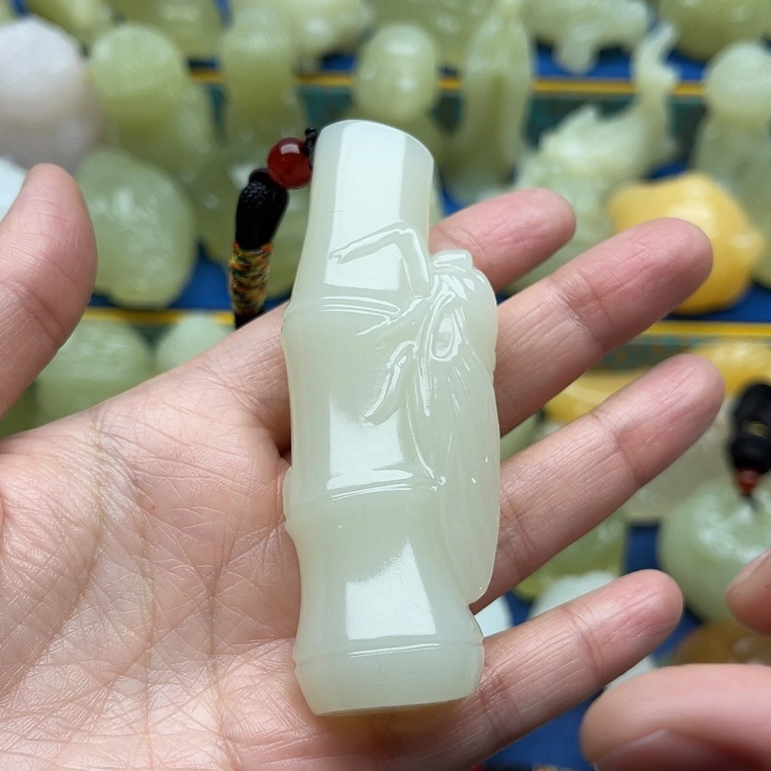 玉天然桌面小摆件