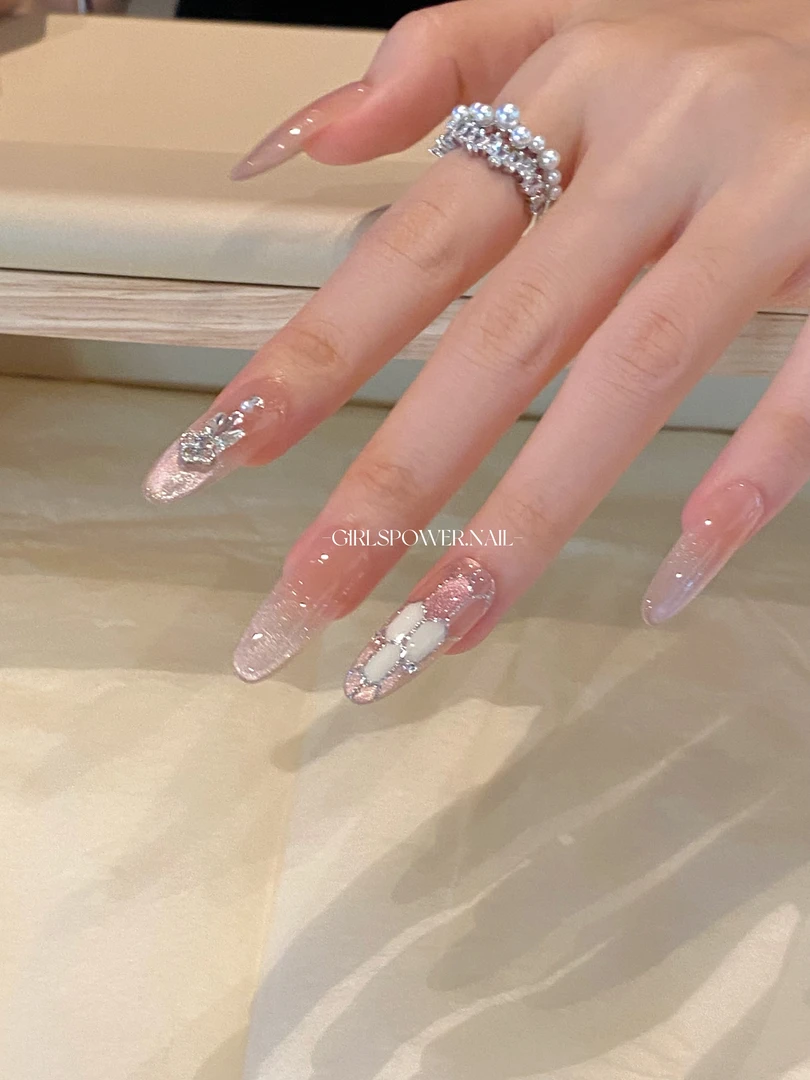 【粉色宝格丽】GIRLSPOWER设计师穿戴美甲原创设计