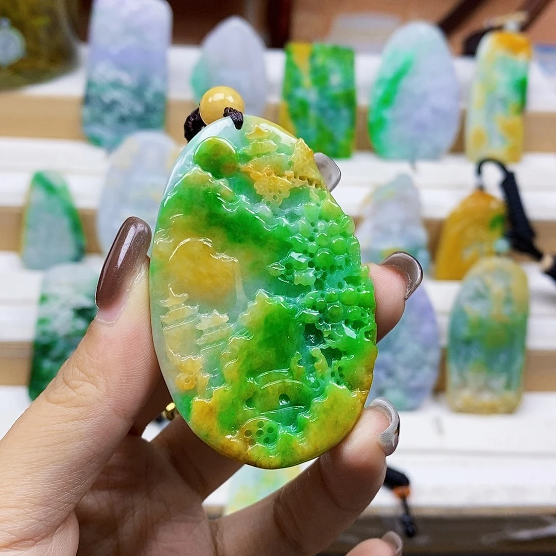 5***1定制翡翠未镶嵌天然翡翠A货