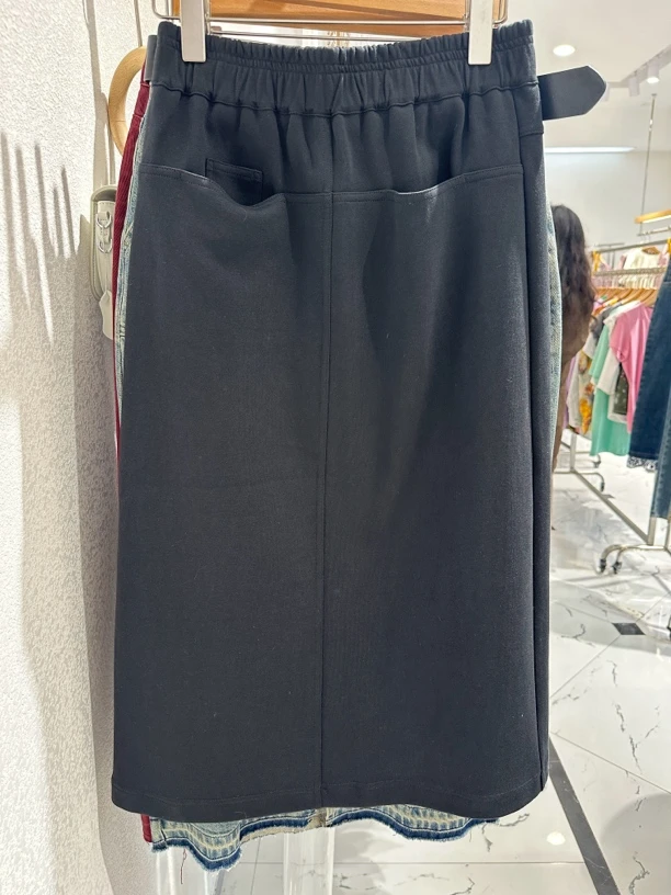 INLIFE 黑色半裙 Q273（吊牌 499）