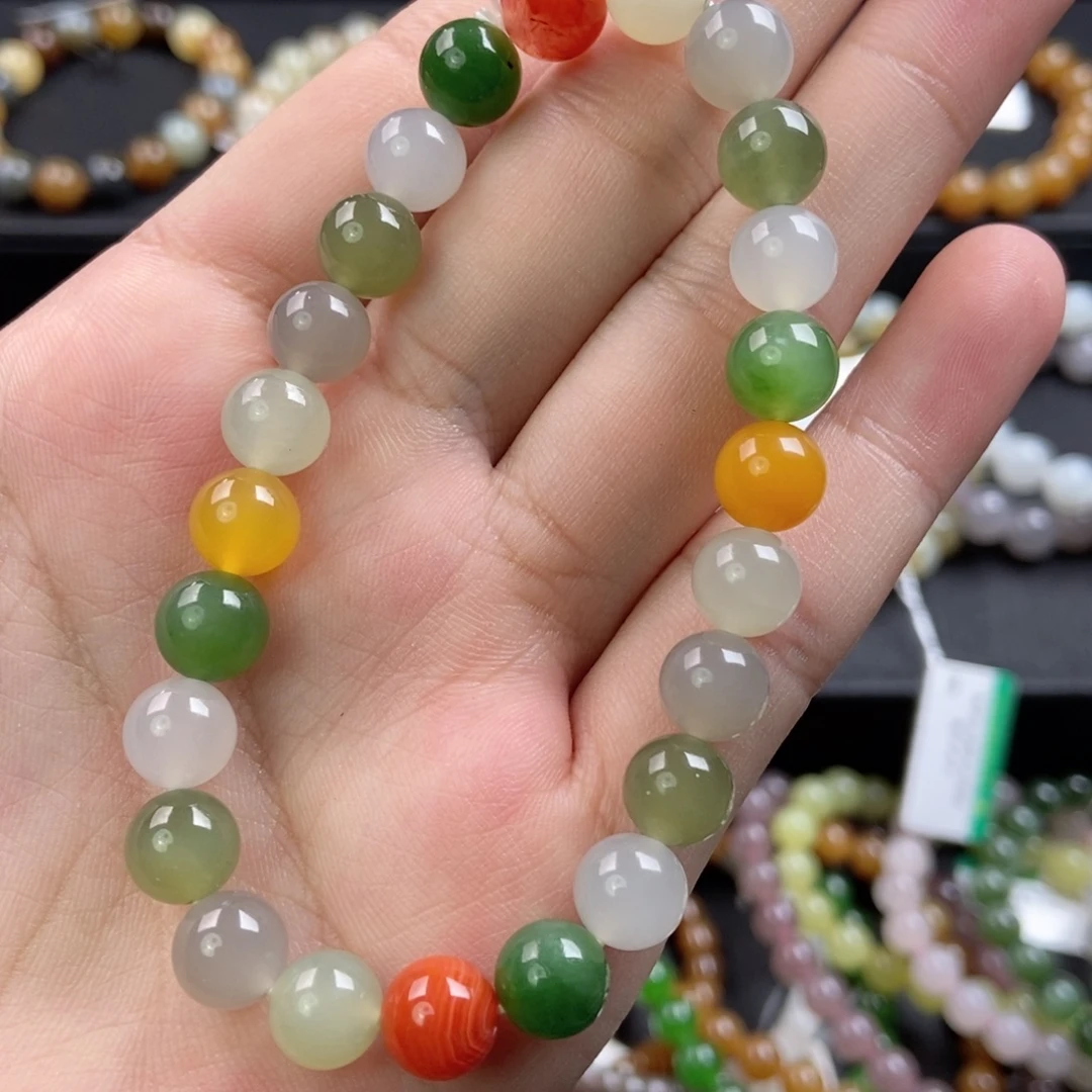 和田玉未镶嵌手链