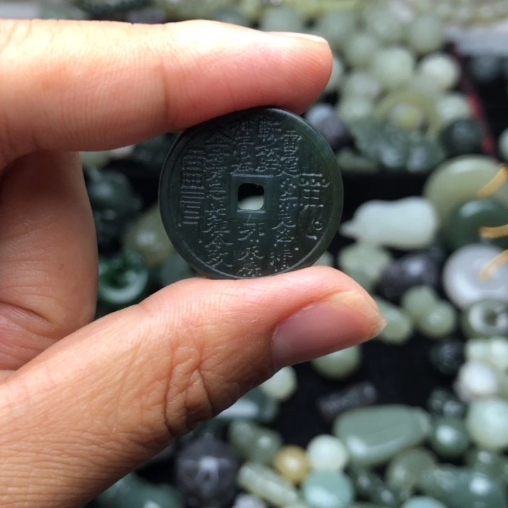 【闪购商品】和田玉未镶嵌颈饰没**丸