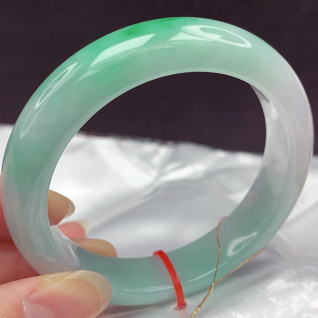 翡翠未镶嵌手镯57圈831