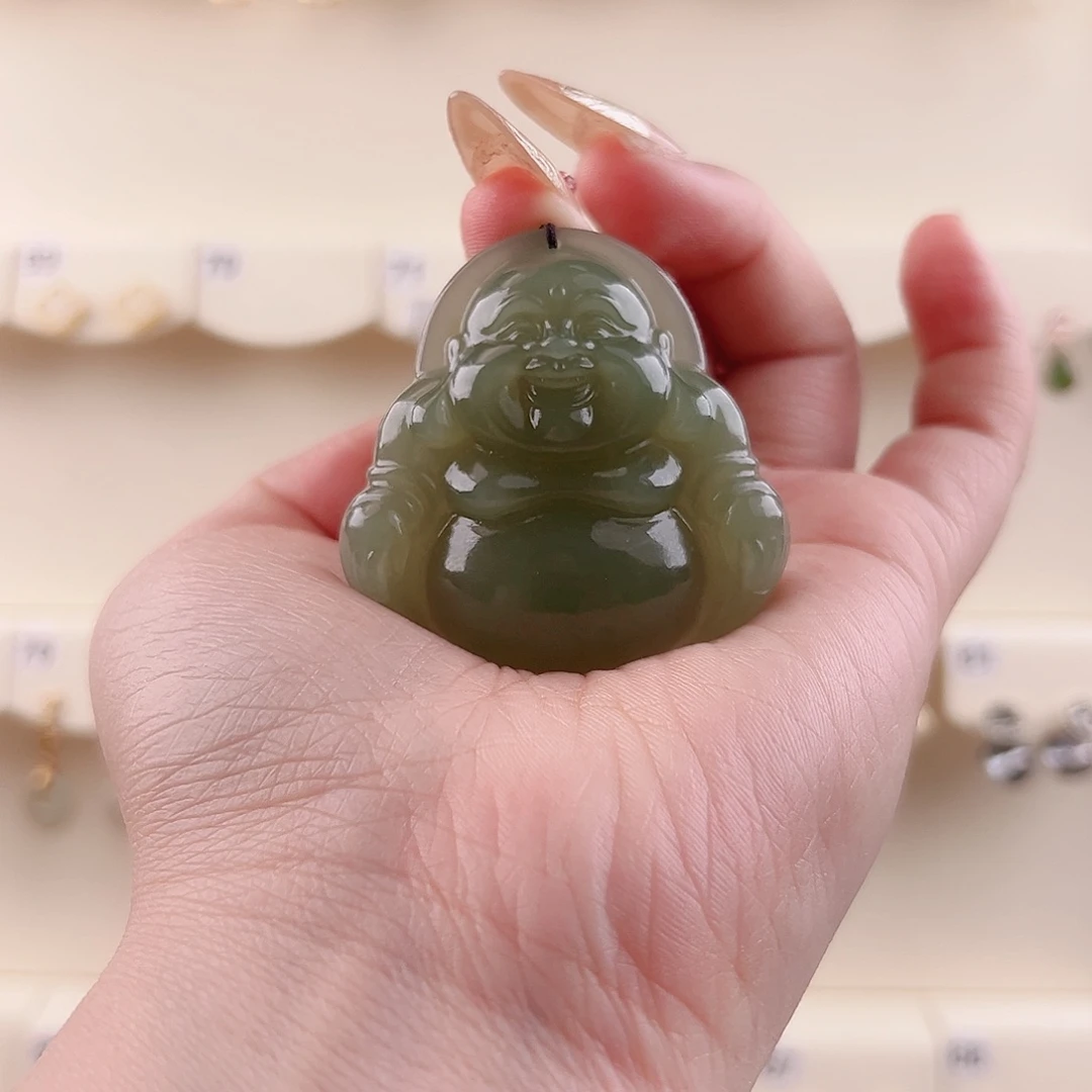 和田玉吊坠(不含链)未镶嵌靥****