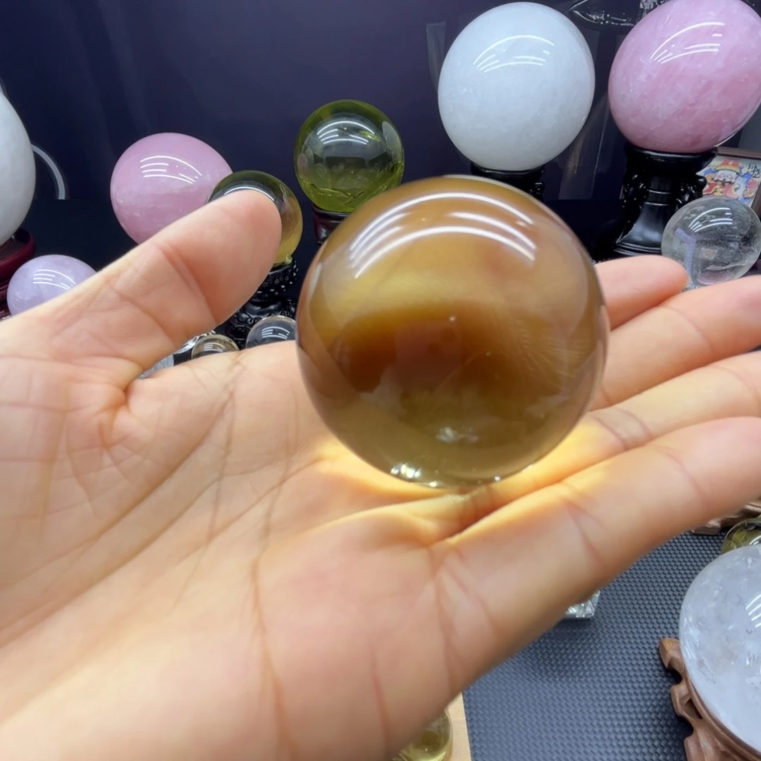 水晶珠宝半成品未镶嵌4.5公分