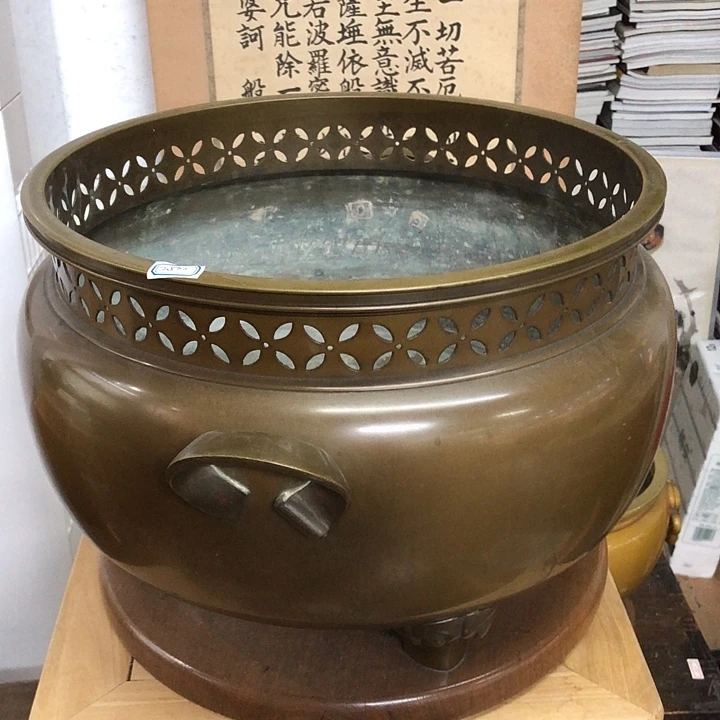 铜火钵一一听雨堂严选