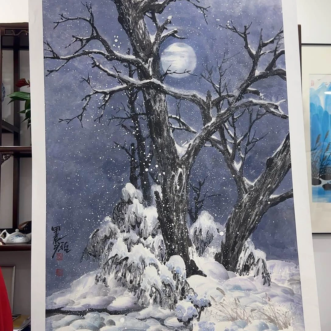 国画艺术家的作品