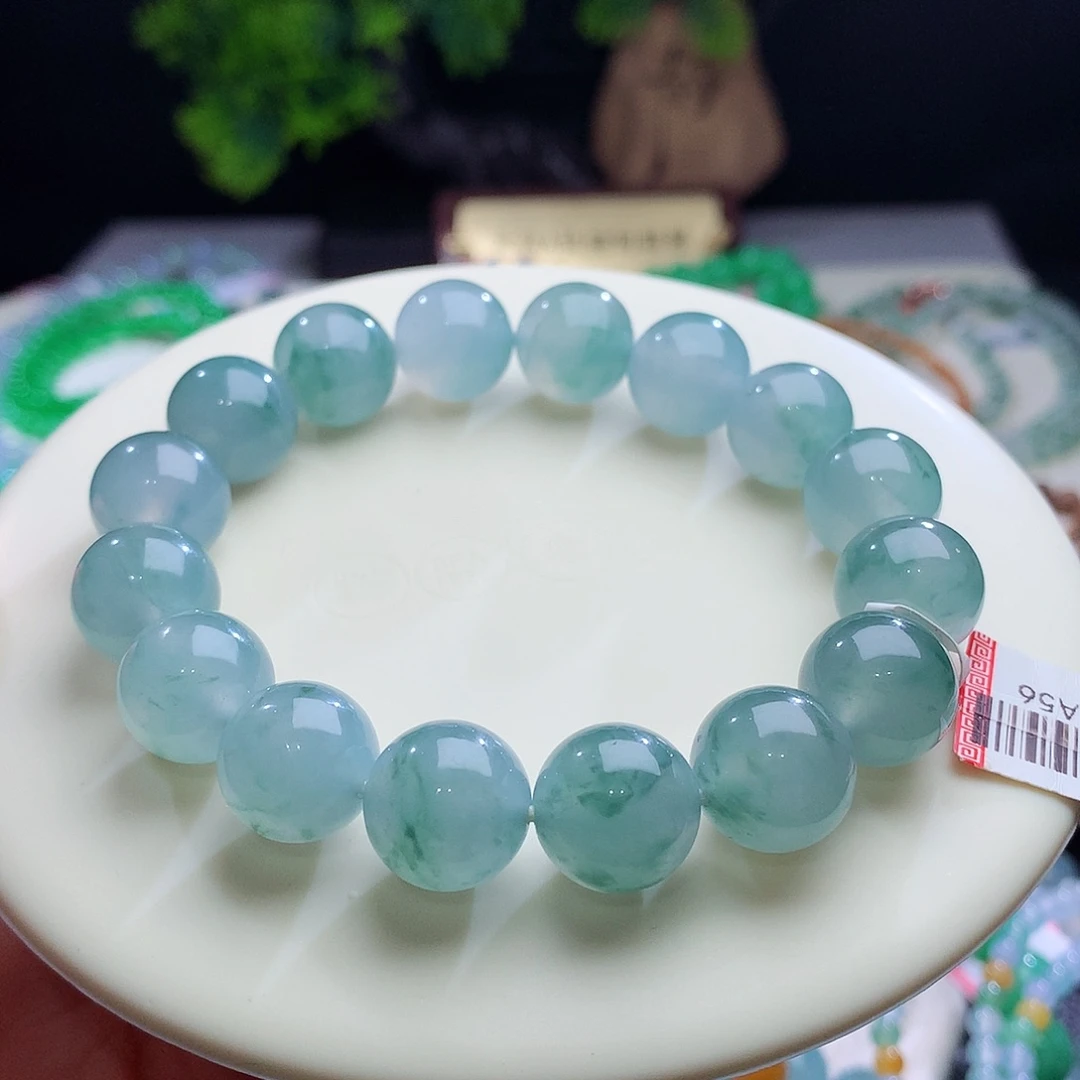 未镶嵌手串翡翠卡13mm