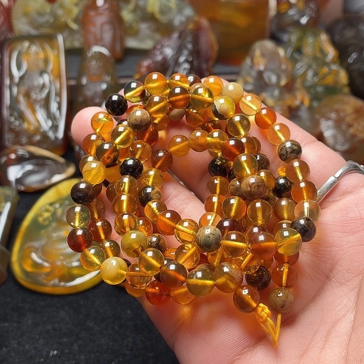 琥珀未镶嵌颈饰7➕多宝123
