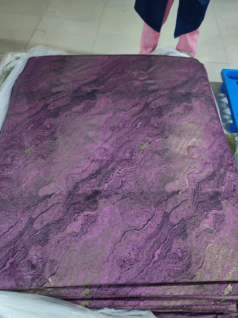 鎏金紫床单245*250轻奢卧室家用