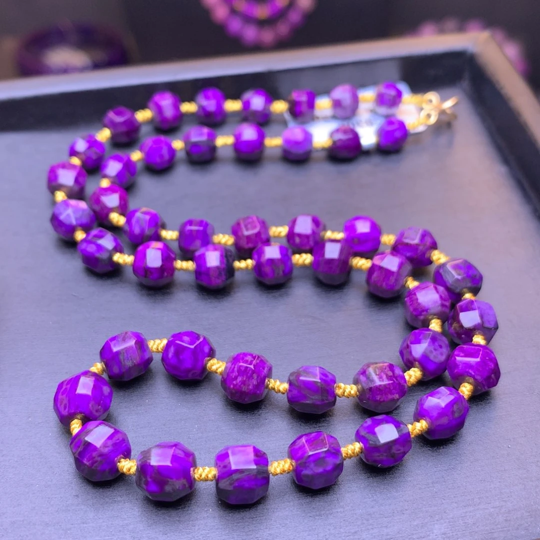 苏纪石（舒俱来）项链18K金镶嵌