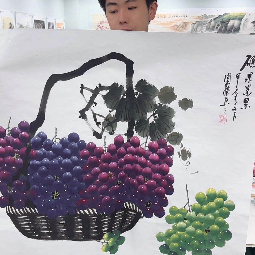 国画宣纸国画纯手绘作品